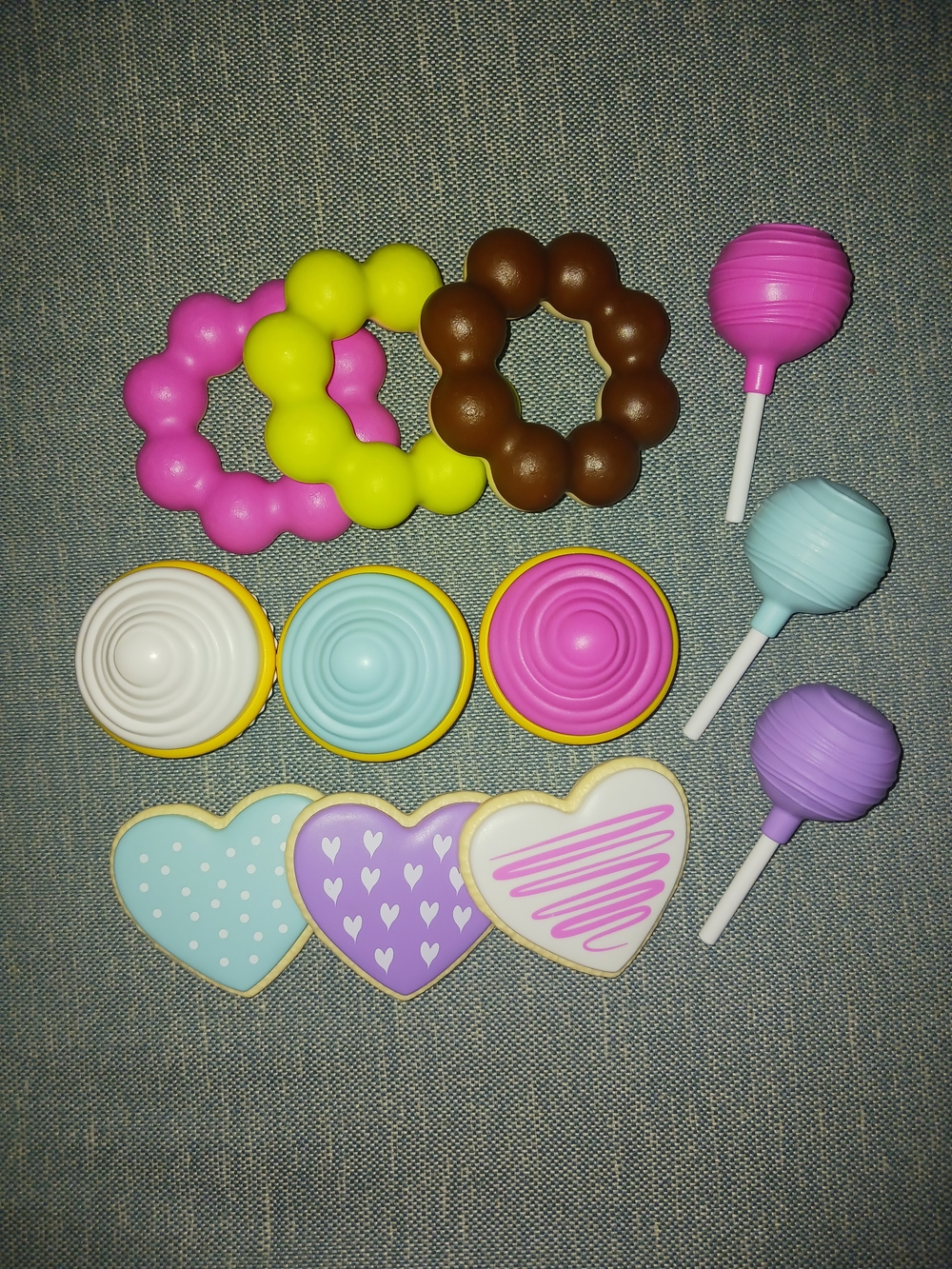 Pretend Play Donut Cupcake Cake Pop Cookie Toys Tea Party Tea Set Play Kitchen